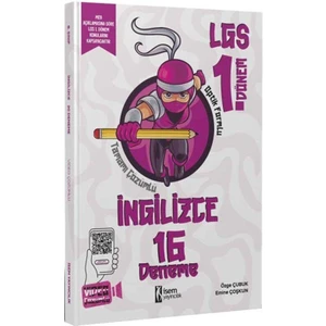 İSEM Yayıncılık 8. Sınıf LGS 1. Dönem İngilizce 16 Branş Deneme