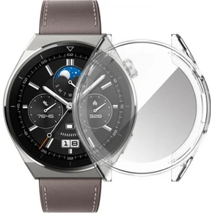 Huawei Watch Gt 3 Pro 46MM Ful Kaplama Koruyucu Kılıf, Soft Silikon Darbe Emici Saat Kılıf