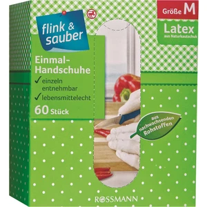 Flink & Sauber Tek Kullanımlık Eldiven M Beden 60'lı