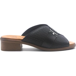 23026012-1 Kadın Deri Terlik