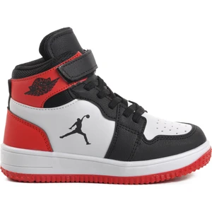 Haykat Uzun-P Siyah-Kırmızı Çocuk Hi Sneaker