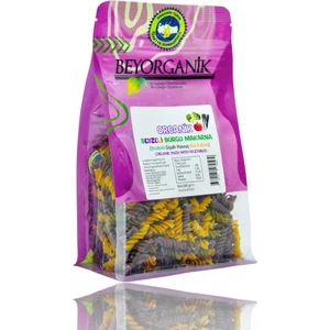 Organik Burgu Makarna Siyah Havuç Brokoli Balkabaklı  240gr
