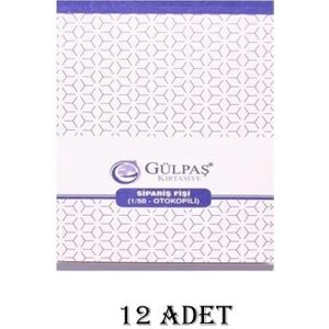 685 Sipariş Fişi 1/50 Otokopili 12 Adet
