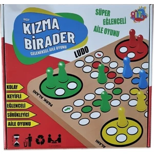 İnci Paketi Ahşap Kızma Birader Ludo