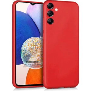 Matte Silicone Samsung Galaxy A14 Kılıf Kırmızı