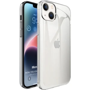 Apple iPhone 14 Plus Kılıf Non Yellowing Crystal Clear Sararma Önleyici Kristal Şeffaf