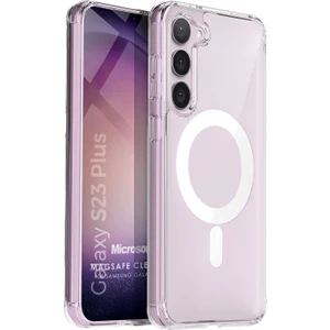 Samsung Galaxy S23 Plus Kılıf Magsafe Clear Soft Şeffaf