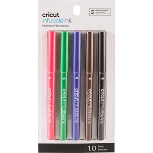 Crıcut 2006256 Explore Maker Infusıble Ink Orta Uçlu Kalem Seti 5li Paket Temel Renkler