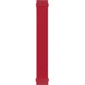 Garmin Vivoactive 4 Kordon, (Large Size, 165MM) Braided Solo Loop Band Kırmızı