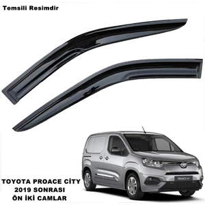 Toyota Proace City Mügen Cam Rüzgarlığı 2019 Sonrası 2 Li Set Ön Iki Camlar - Caraks