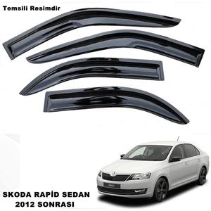 Skoda Rapid Sedan Mügen Cam Rüzgarlığı 2012 Sonrası 4 Lü Takım - Caraks