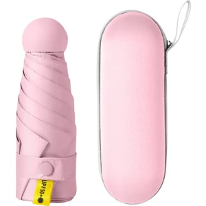 Kompakt Uv Otomatik Şemsiye - Pembe (Yurt Dışından)