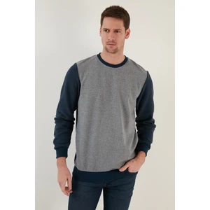 Pamuklu Regular Fit Bisiklet Yaka Sweat Erkek Sweat 5905041