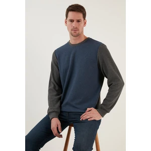 Pamuklu Regular Fit Bisiklet Yaka Sweat Erkek Sweat 5905041