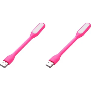 Esnek Taşınabilir USB LED Işık Lamba Gece Lambası ( 2 Adet ) Tüm USB Girişleriyle Uyumlu 17CM