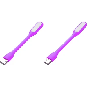Esnek Taşınabilir USB LED Işık Lamba Gece Lambası ( 2 Adet ) Tüm USB Girişleriyle Uyumlu 17CM