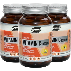 Vitamin C 1000 mg - 60 Tablet X 3 Adet