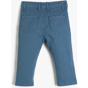 Pantolon Slim Fit Cepli Pamuklu