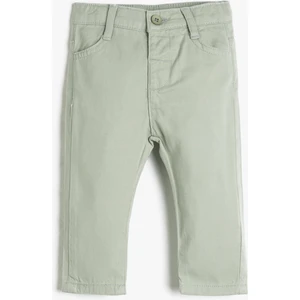 Pantolon Slim Fit Cepli Pamuklu