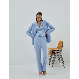 Kemerli Havuç Pantolon Pileli Cepli