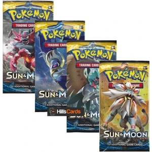 Abetto Market Pokemon Sun&Moon Kart Seti 4 Paket 36 Adet Kart 1 Adet GX Kart ile Eğlenceli Oyun