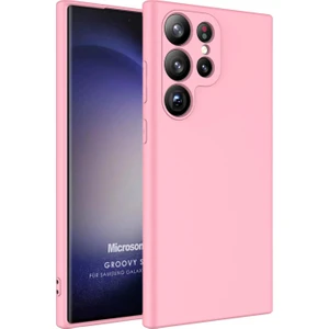 Samsung Galaxy S23 Ultra Kılıf Groovy Soft Pembe