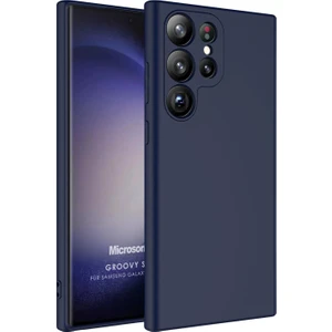 Samsung Galaxy S23 Ultra Kılıf Groovy Soft Lacivert