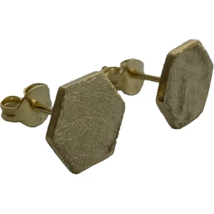 İTÜ Vakfı 1773 İTÜ Altıgen Küpe Gold Küçük