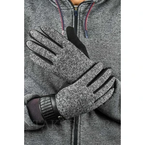 Seburam Erkek Eldiven Yumuşak Erkek Deri Eldiven Dokunmatik Ekran Özellikli Içi Polarlı Erkek Siyah Eldiven SS-EL-005-ERKEK-PENYE-DERİ