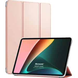 Xiaomi Redmi Pad Kılıf Slim Translucent Back Smart Cover Rose Gold