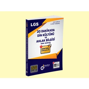 Dakika Yayınları Lgs 20 Dakikada Din Kültürü Soru Bankası