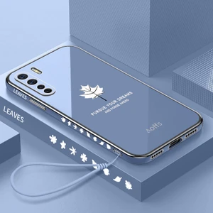 Shin-Wo Oppo A91 Için Telefon Kılıfı Silikon Elektrolizle Kaplanmış Darbeye Dayanıklı Kapak (Yurt Dışından)