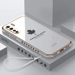 Shin-Wo Oppo A91 Için Telefon Kılıfı Silikon Elektrolizle Kaplanmış Darbeye Dayanıklı Kapak (Yurt Dışından)