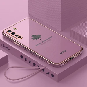 Shin-Wo Oppo A91 Için Telefon Kılıfı Silikon Elektrolizle Kaplanmış Darbeye Dayanıklı Kapak (Yurt Dışından)