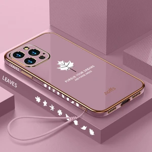 Shin-Wo iPhone 14 Pro Için Telefon Kılıfı Silikon Elektrolizle Kaplanmış Darbeye Dayanıklı Kapak (Yurt Dışından)
