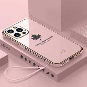 Shin-Wo iPhone 14 Pro Için Telefon Kılıfı Silikon Elektrolizle Kaplanmış Darbeye Dayanıklı Kapak (Yurt Dışından)