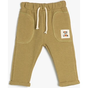 Erkek Bebek Eşoftman Alt Açık Yeşil 3SMB40085TK