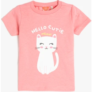 Kız Bebek Tshirt Pembe 3SMG10086AK