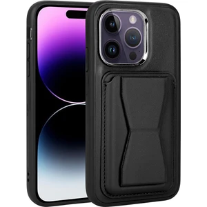 iPhone 14 Pro Max Kılıf Kartlıklı Standlı ​suni Deri Memo Kılıf