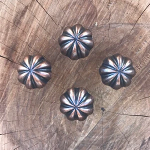 22MM Kabara Raptiye Koltuk Çivisi Antik Bakır Renk Çapı 22MM 20AD