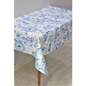 Dede Ev Tekstil  Elyaf Astarlı Silinebilir Pvc Muşamba Masa Örtüsü C140-1VAZO