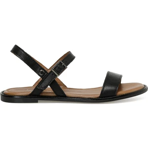 Nine West Geryu 3fx Siyah Kadın Düz Sandalet
