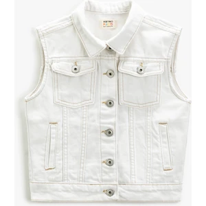 Kolsuz Kot Ceket Kapaklı Cepli Pamuklu