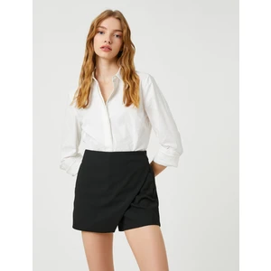 Basic Poplin Gömlek Gizli Düğmeli Uzun Kollu