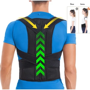 Medikal Kifoz Skolyoz Korsesi Balenli Ortopedik Dikduruş Aparatı Dik Durma Dik Yürüme Korsesi