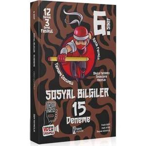 İSEM Yayıncılık 6. Sınıf Sosyal Bilgiler 15 Deneme
