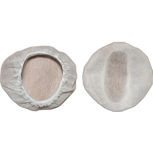 White Guard  (100'LÜK  Pakette)9 Cm(L)Beyaz Tek Kullanımlık Kulaklık Bonesi,kullan At Kulaklık Kılıfı
