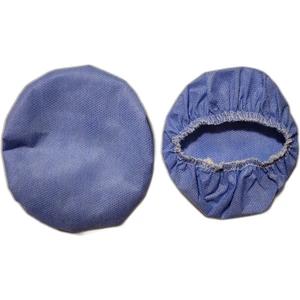 White Guard  (100'LÜK   Pakette)7 cm (M)Mavi  Tek Kullanımlık Kulaklık Bonesi,kullan At Kulaklık Kılıfı