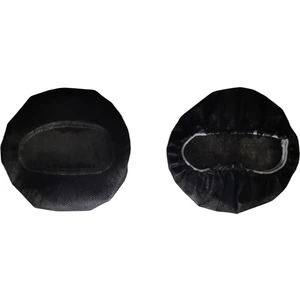 White Guard   (100'LÜK   Pakette)7 cm (M)Siyah  Tek Kullanımlık Kulaklık Bonesi,kullan At Kulaklık Kılıfı