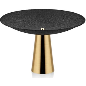 Seta Textured Dark Gold Ayaklı Sunumluk/dekor 29CM